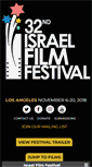 Mobile Screenshot of israelfilmfestival.com